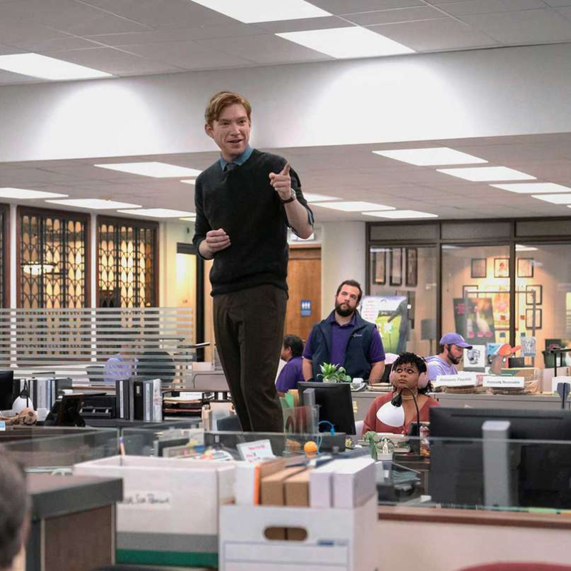 Domhnall Gleeson in THE PAPER